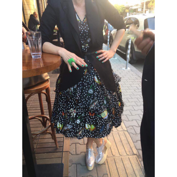 Коприна Dolce&Gabbana жоржетна на точки